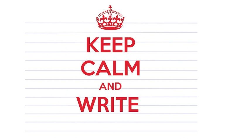 Keep Calm and Write
